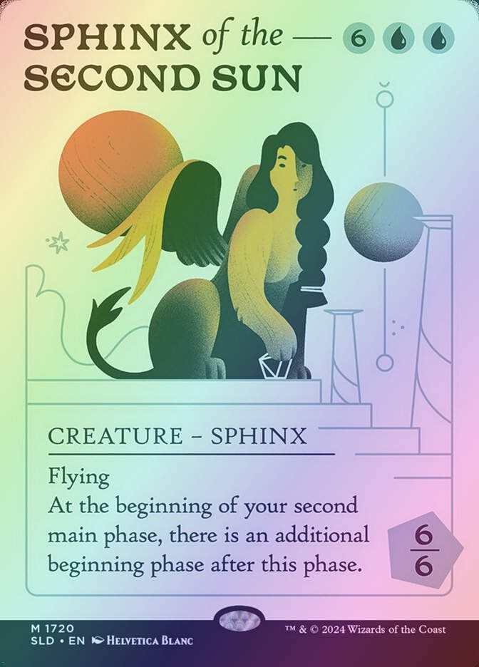 Sphinx of the Second Sun (SLD) (1720) / Borderless / Foil