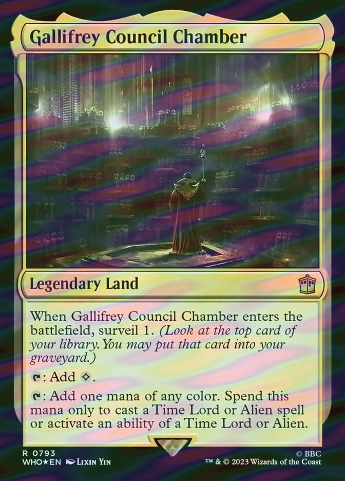 Gallifrey Council Chamber (WHO) (793) / Surge Foil