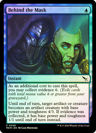 Behind the Mask (mkm) (39) / Foil