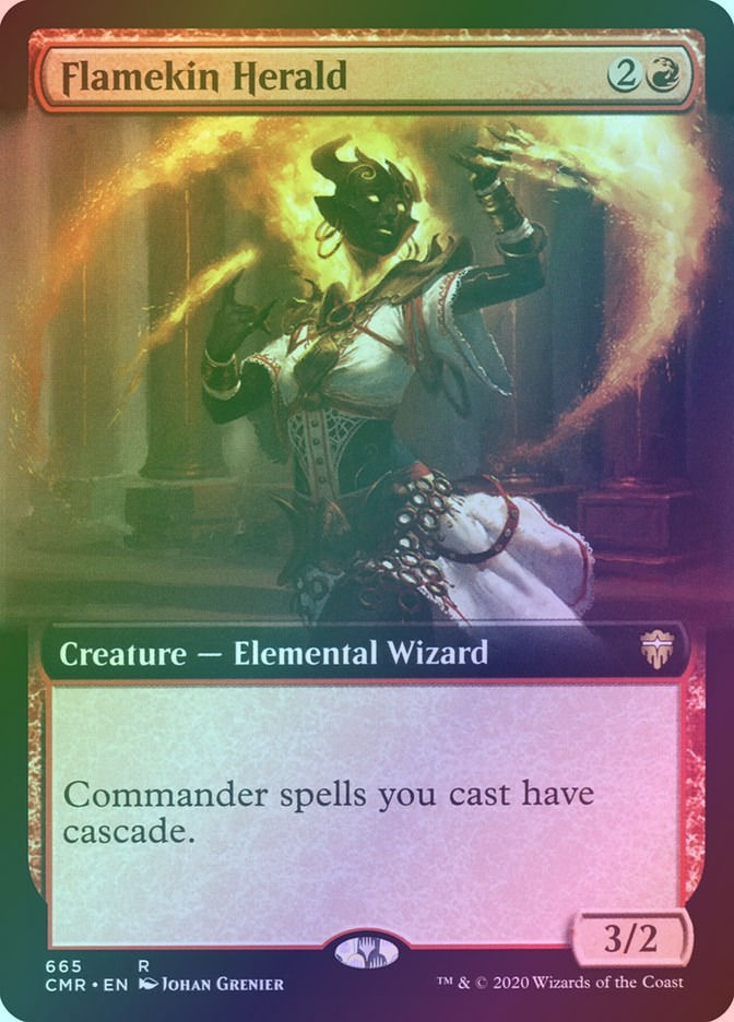Flamekin Herald (CMR) (665) / Extended Art / Foil
