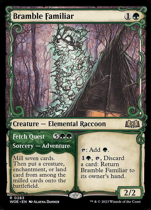 Bramble Familiar // Fetch Quest (woe) / Showcase