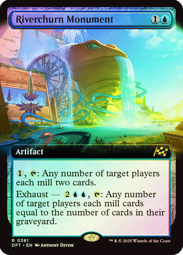 Riverchurn Monument (DFT) (381) / Foil / Extended Art