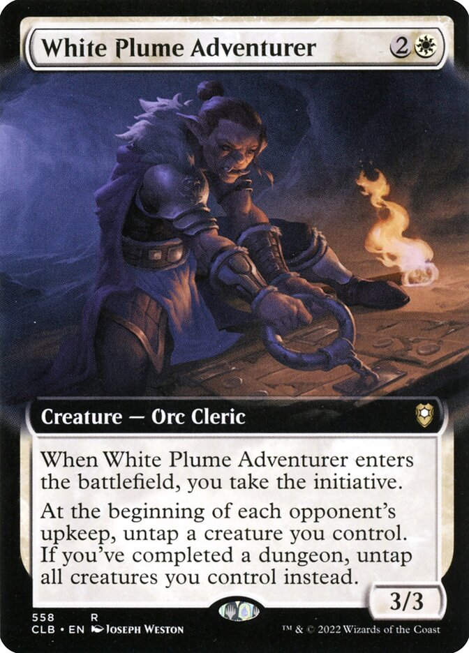 White Plume Adventurer (CLB) (558) / Extended Art
