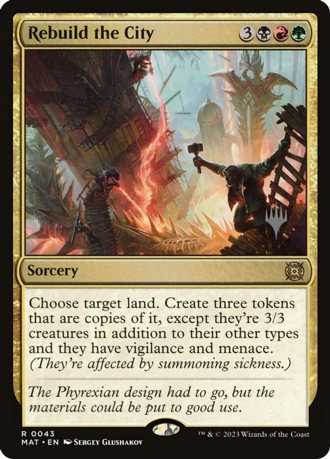 Rebuild the City (PMAT) (43p)