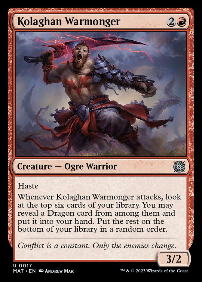 Kolaghan Warmonger (MAT)