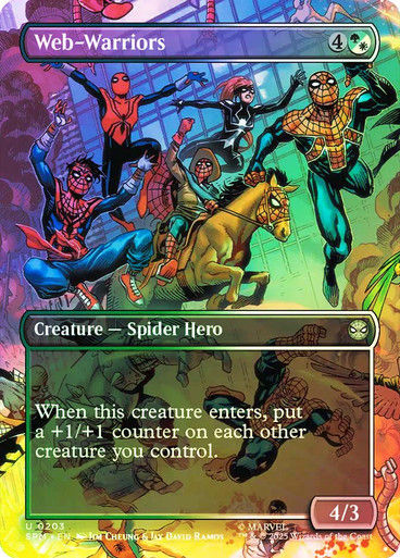 Web-Warriors (SPM) (203) / Borderless / Foil