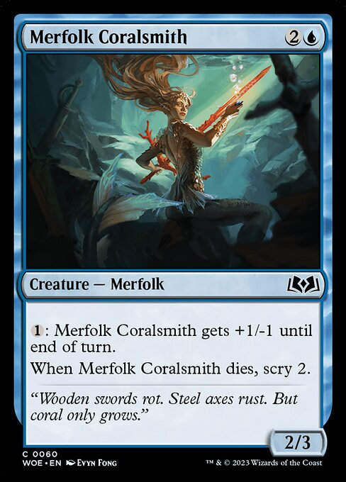 Merfolk Coralsmith (woe)