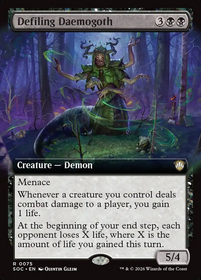 Defiling Daemogoth (SOC) (75) / Extended Art