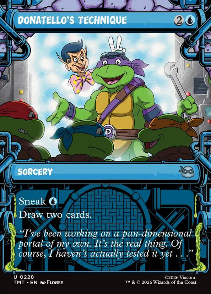Donatello's Technique (TMT) (228) / Borderless / Showcase