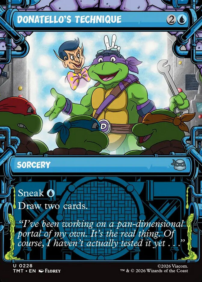 Donatello's Technique (TMT) (228) / Borderless / Showcase