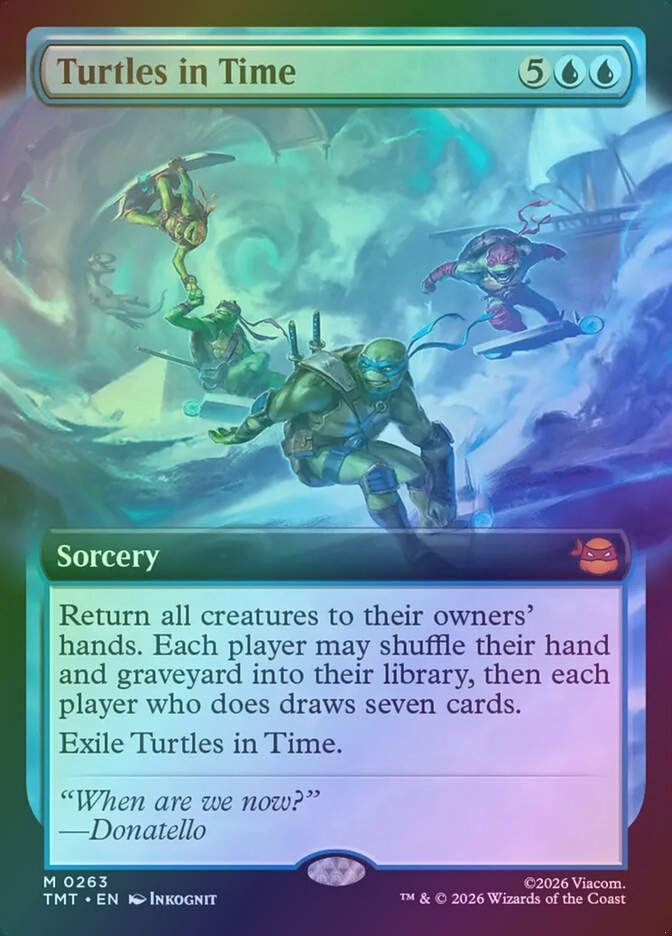 Turtles in Time (TMT) (263) / Extended Art / Foil