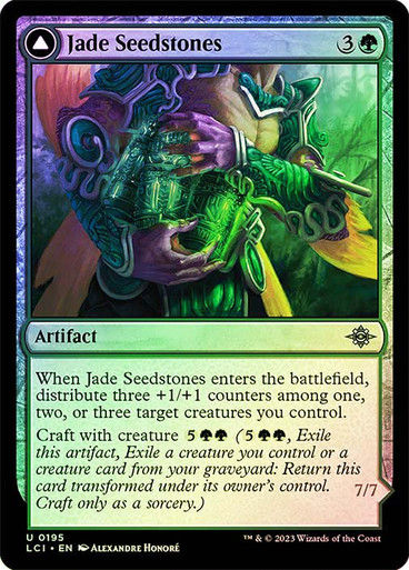 Jade Seedstones // Jadeheart Attendant (lci) / Foil — cara 1 de 2