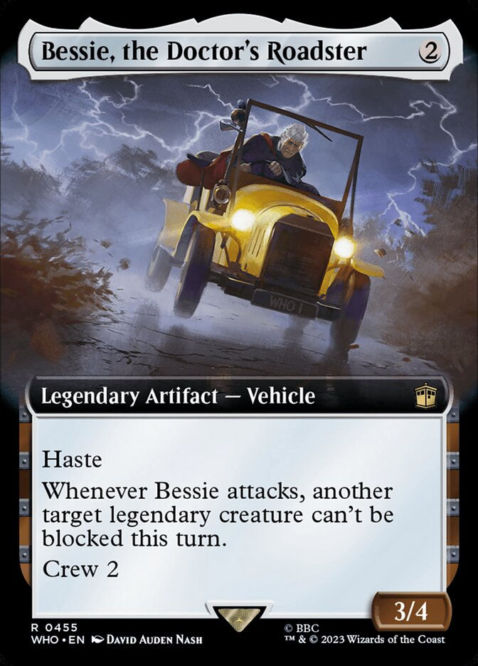 Bessie, the Doctor's Roadster (WHO) (455) / Extended Art