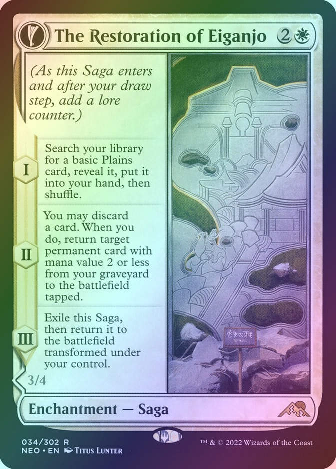 The Restoration of Eiganjo // Architect of Restoration (NEO) (34) / Foil