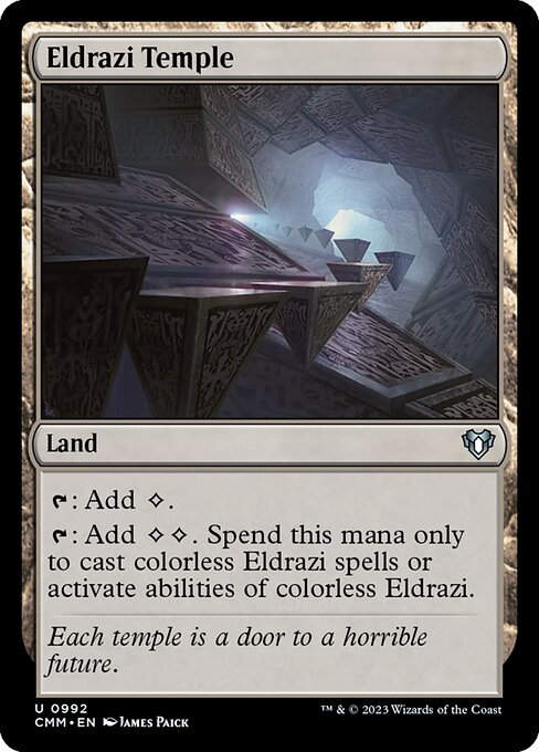 Eldrazi Temple (cmm) (Commander Deck)
