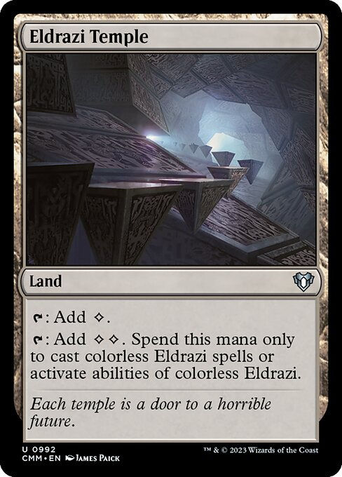 Eldrazi Temple (cmm) (Commander Deck)