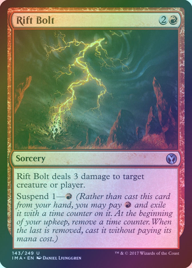 Rift Bolt (IMA) (143) / Foil