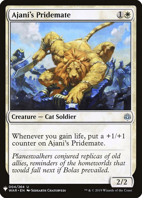 Ajani's Pridemate (PLST) (WAR-4)