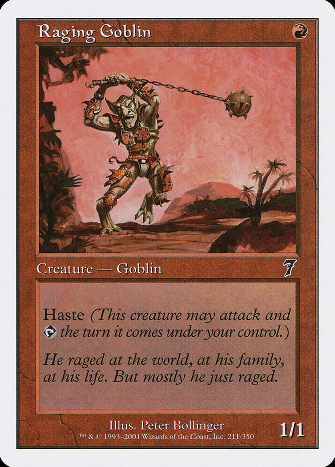 Raging Goblin (7ED) (211)