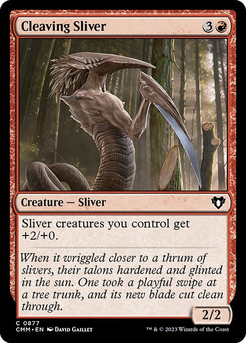 Cleaving Sliver (cmm) (Commander Deck)