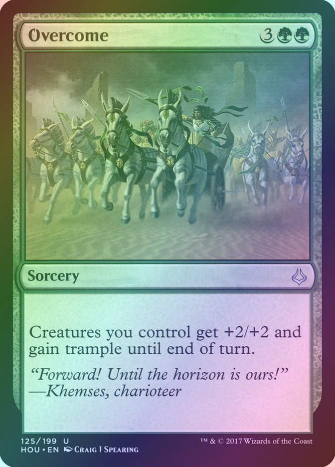Overcome (HOU) (125) / Foil