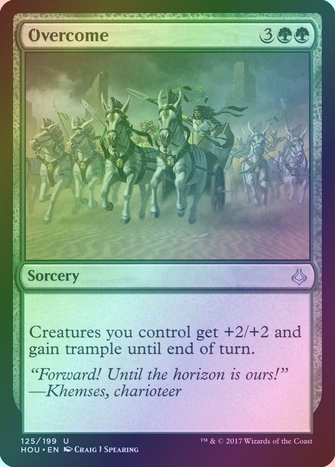 Overcome (HOU) (125) / Foil