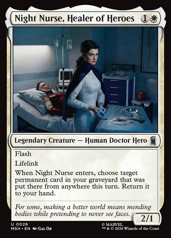 Night Nurse, Healer of Heroes (MSH) (26)