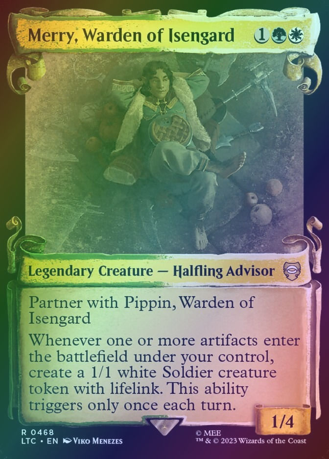 Merry, Warden of Isengard (LTC) (468) / Showcase / Foil