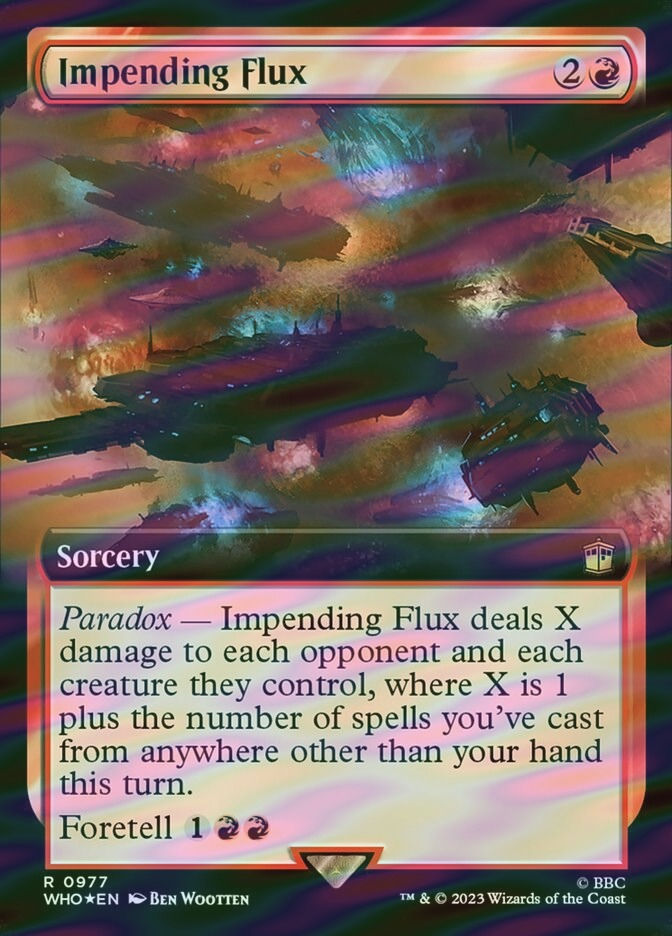 Impending Flux (WHO) (977) / Extended Art / Surge Foil