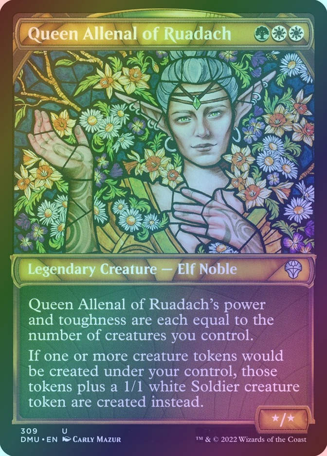 Queen Allenal of Ruadach (DMU) (309) / Showcase / Foil
