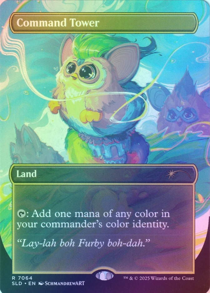 Command Tower (SLD) (7064) / Borderless / Foil