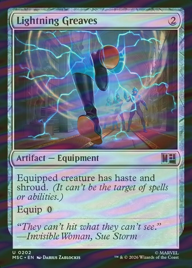 Lightning Greaves (MSC) (202) / Surge Foil