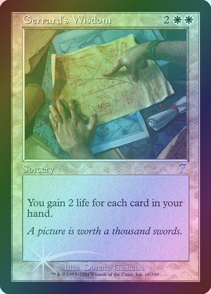Gerrard's Wisdom (7ED) (16★) / Foil