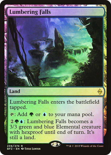 Lumbering Falls (BFZ) (239) / Foil