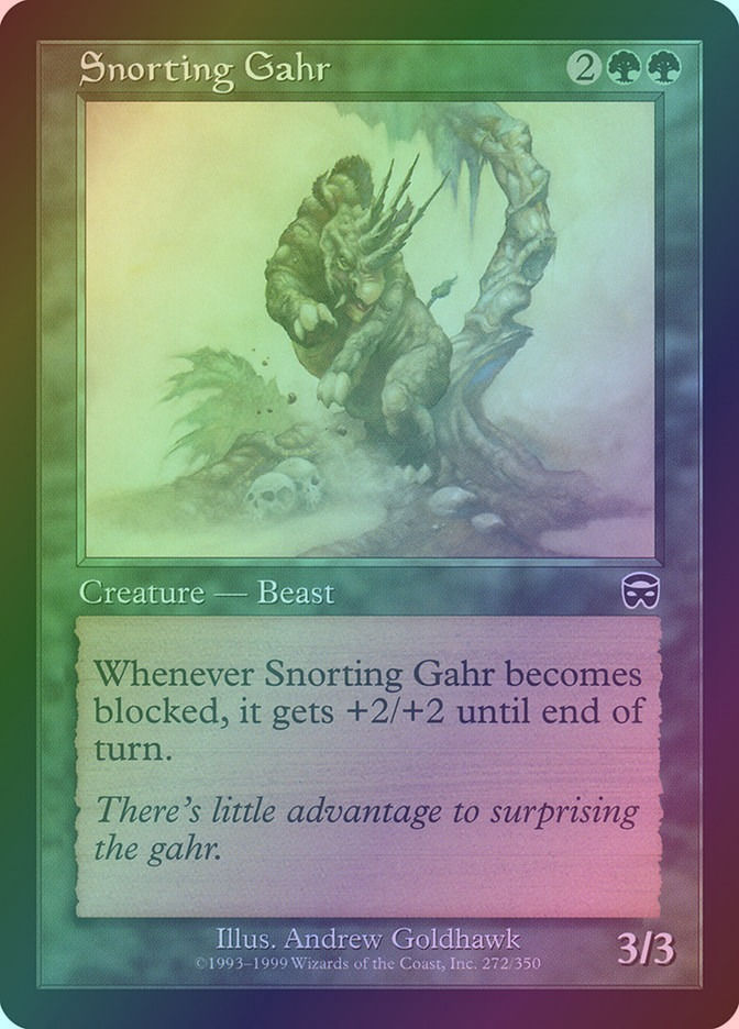 Snorting Gahr (MMQ) (272) / Foil