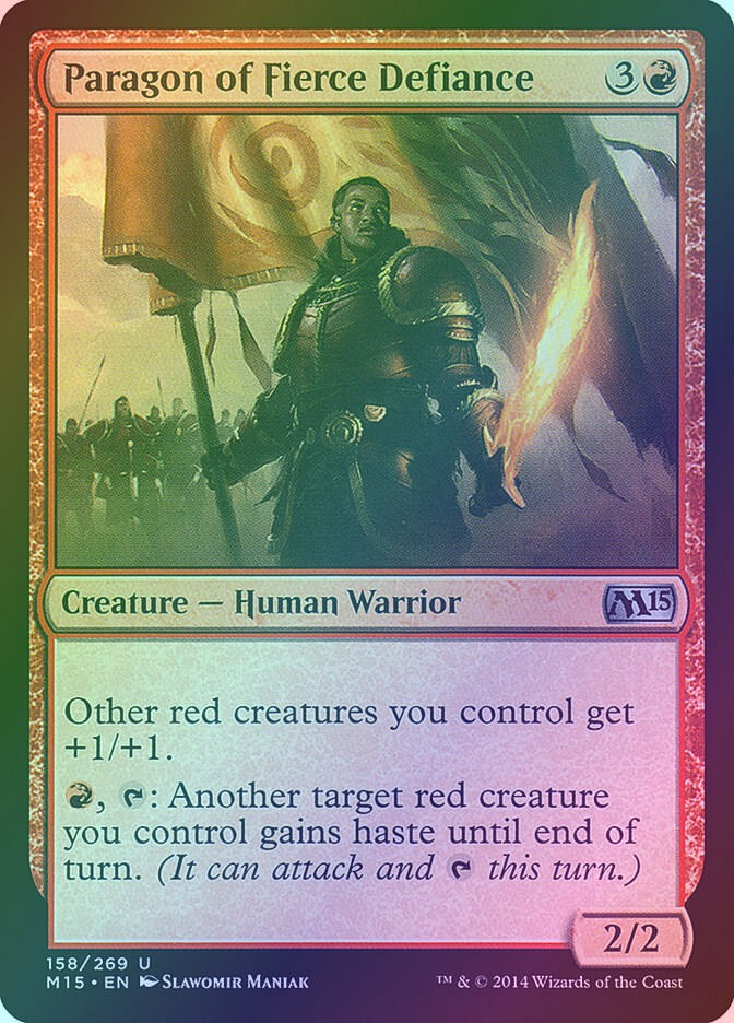 Paragon of Fierce Defiance (M15) (158) / Foil