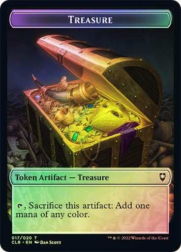 Pegasus // Treasure (Token CLB) / Foil
