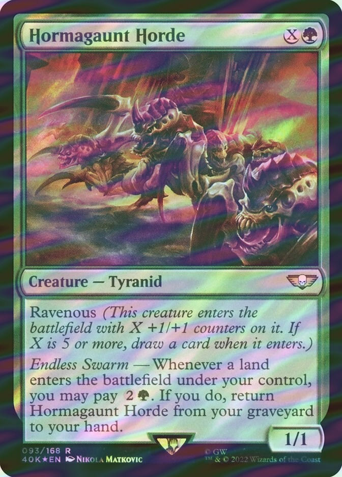 Hormagaunt Horde (40K) (93★) / Surge Foil
