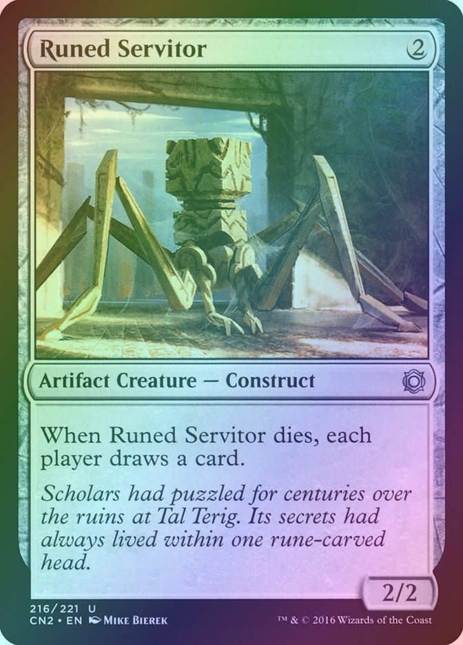 Runed Servitor (CN2) (216) / Foil