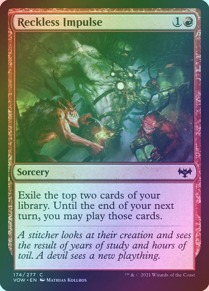 Reckless Impulse (VOW) (174) / Foil