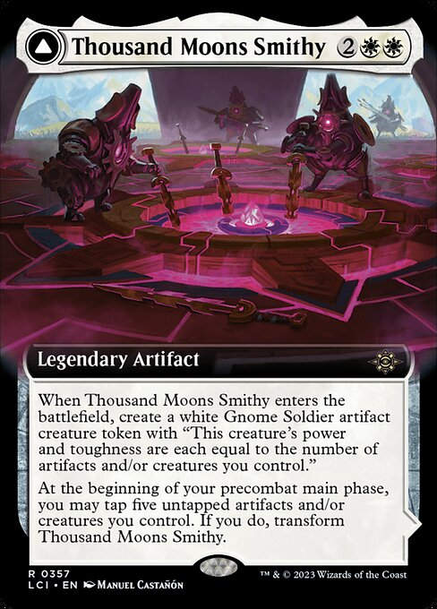 Thousand Moons Smithy // Barracks of the Thousand (lci) / Extended Art