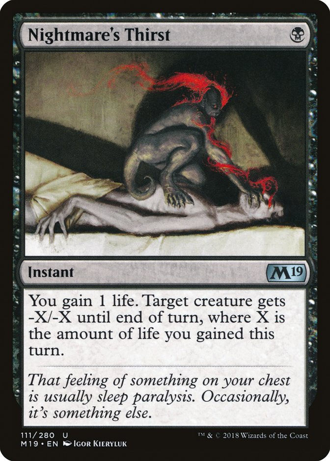 Nightmare's Thirst (M19) (111)