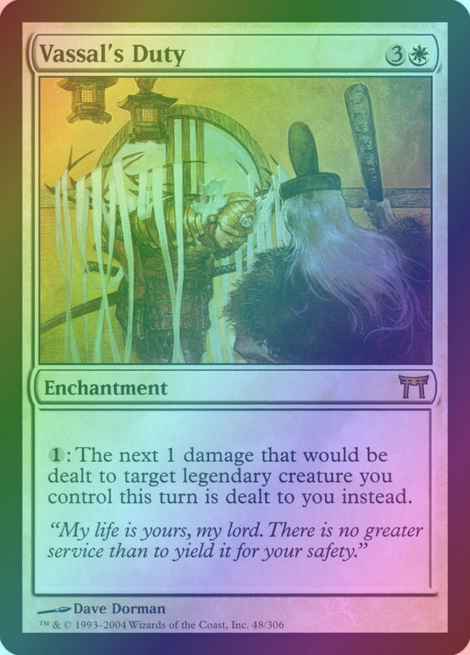 Vassal's Duty (CHK) (48) / Foil