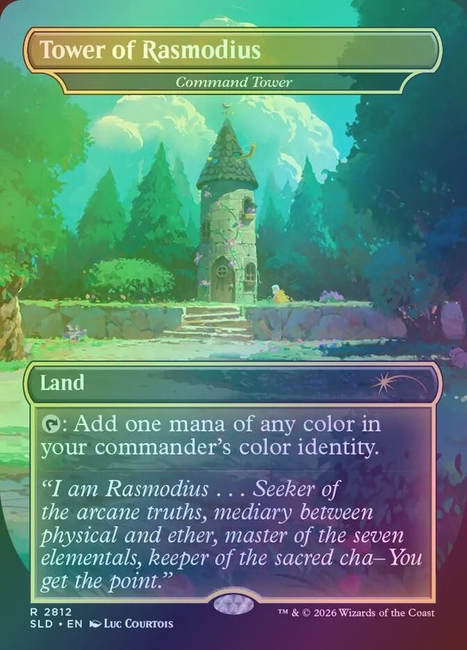 Command Tower (SLD) (2812) / Borderless / Foil