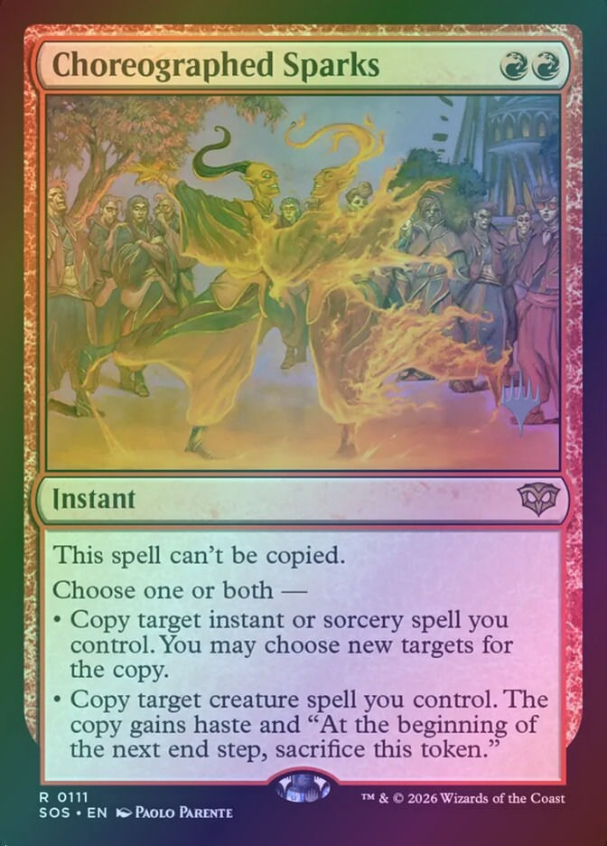 Choreographed Sparks (PSOS) (111p) / Foil