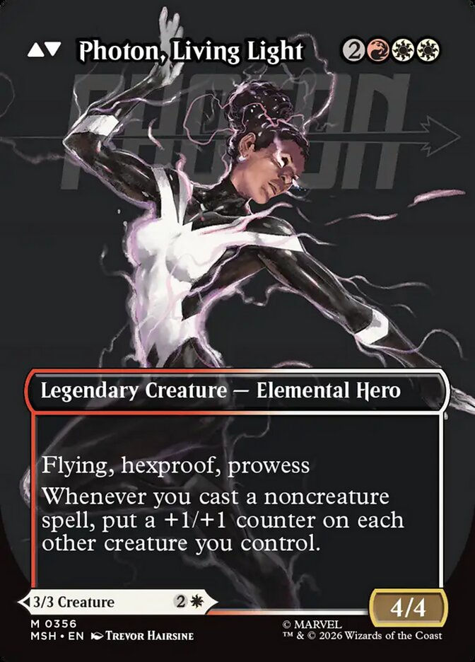 Monica Rambeau // Photon, Living Light (MSH) (356) / Borderless — cara 2 de 2