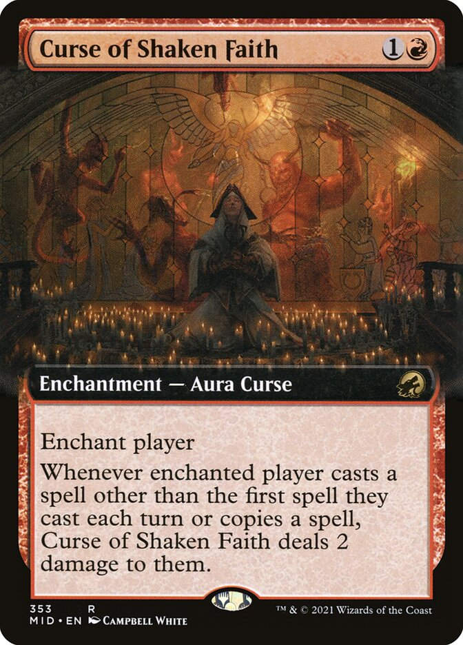 Curse of Shaken Faith (MID) (353) / Extended Art