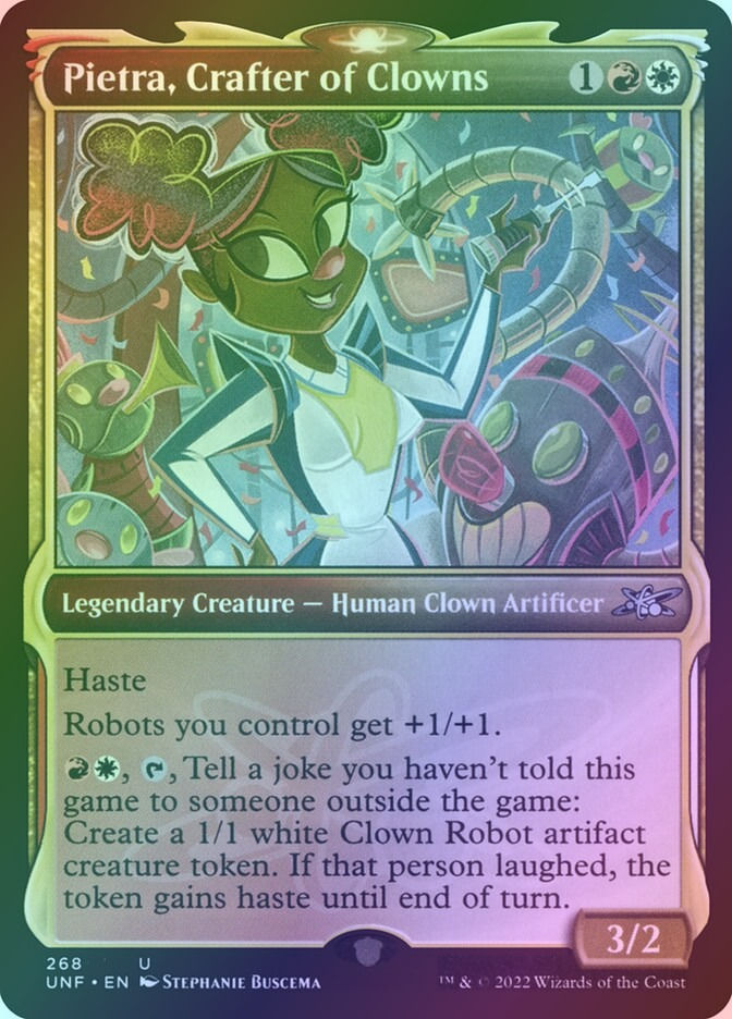 Pietra, Crafter of Clowns (UNF) (268) / Showcase / Foil