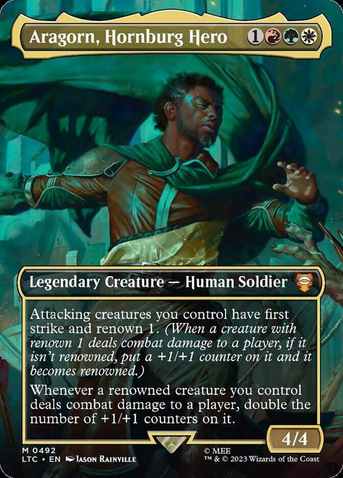 Aragorn, Hornburg Hero (LTC) (492) / Borderless