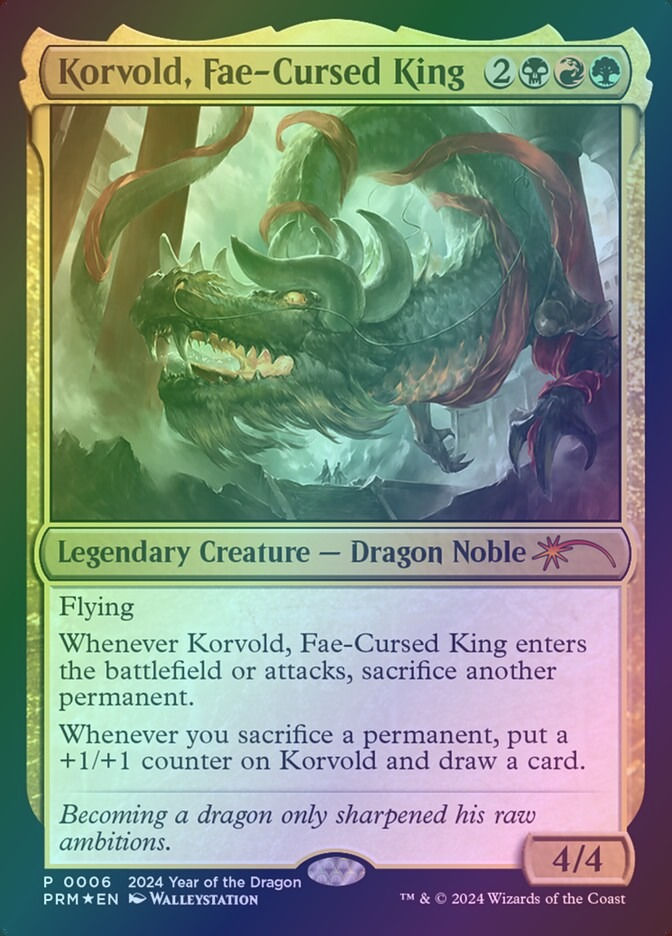 Korvold, Fae-Cursed King (PL24) (6) / Foil